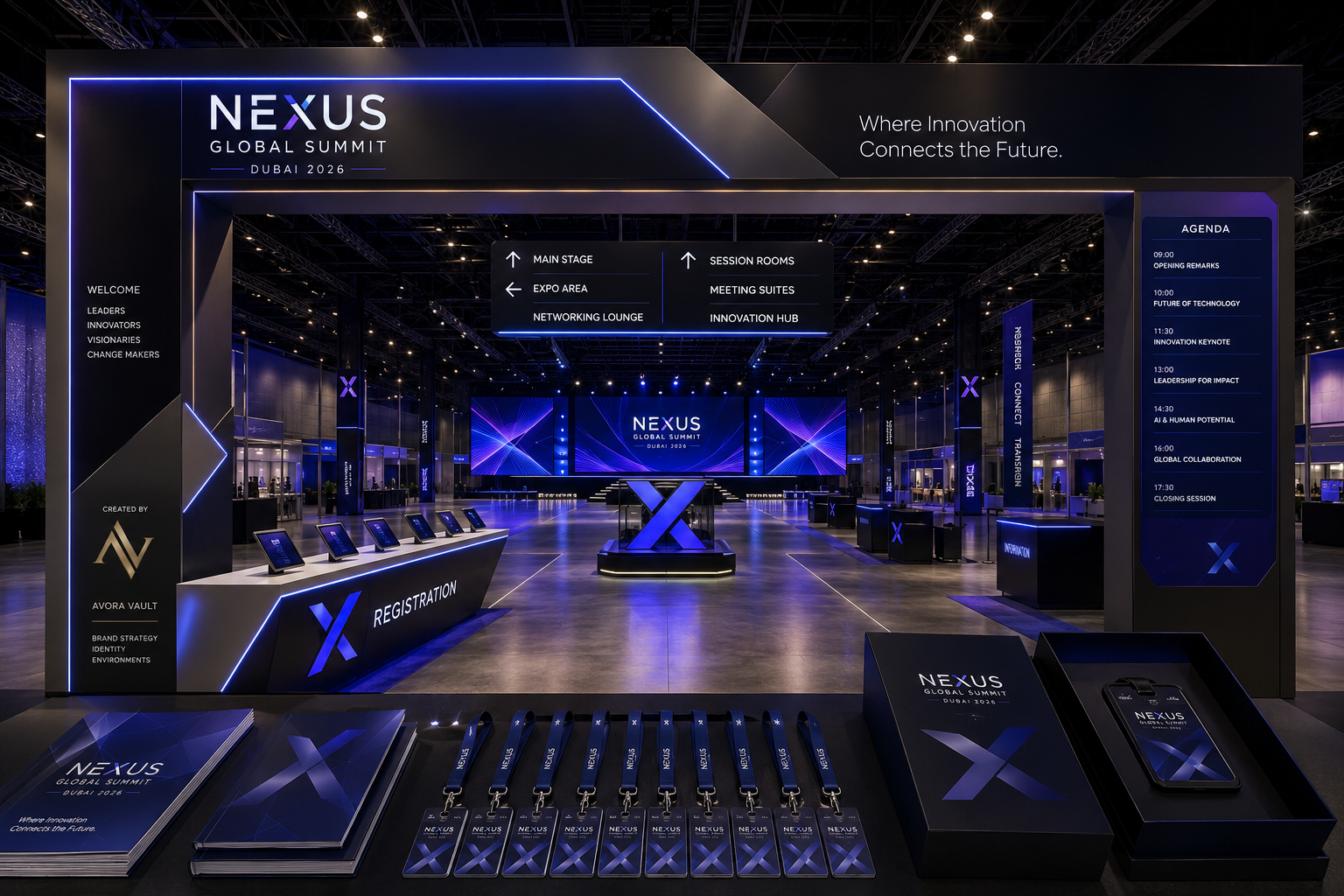 NEXUS Brand Experience — Brand Experiences concept project by AVORA Vault