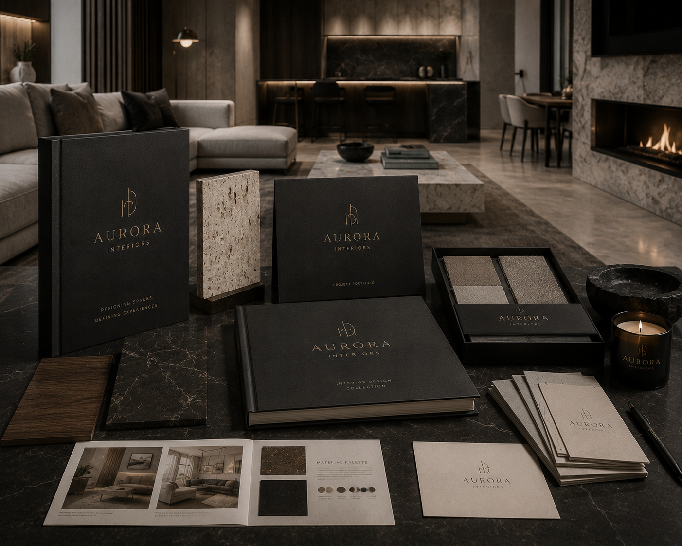 Interior Identity — Brand Strategy & Identity concept project by AVORA Vault
