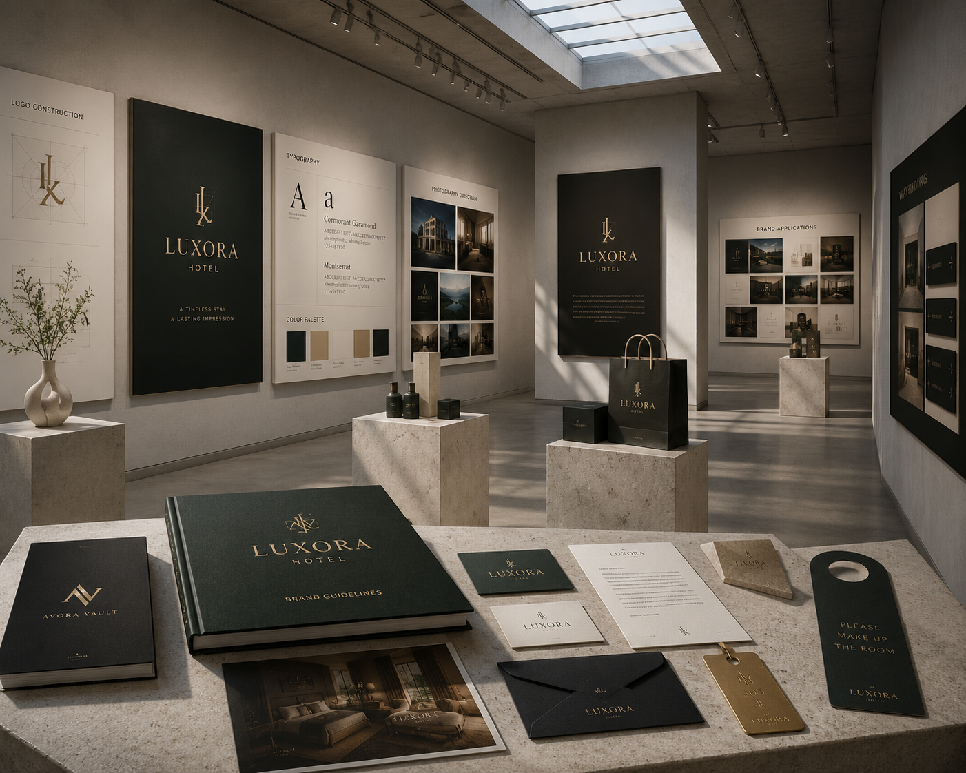 Hospitality Identity — Brand Strategy & Identity concept project by AVORA Vault
