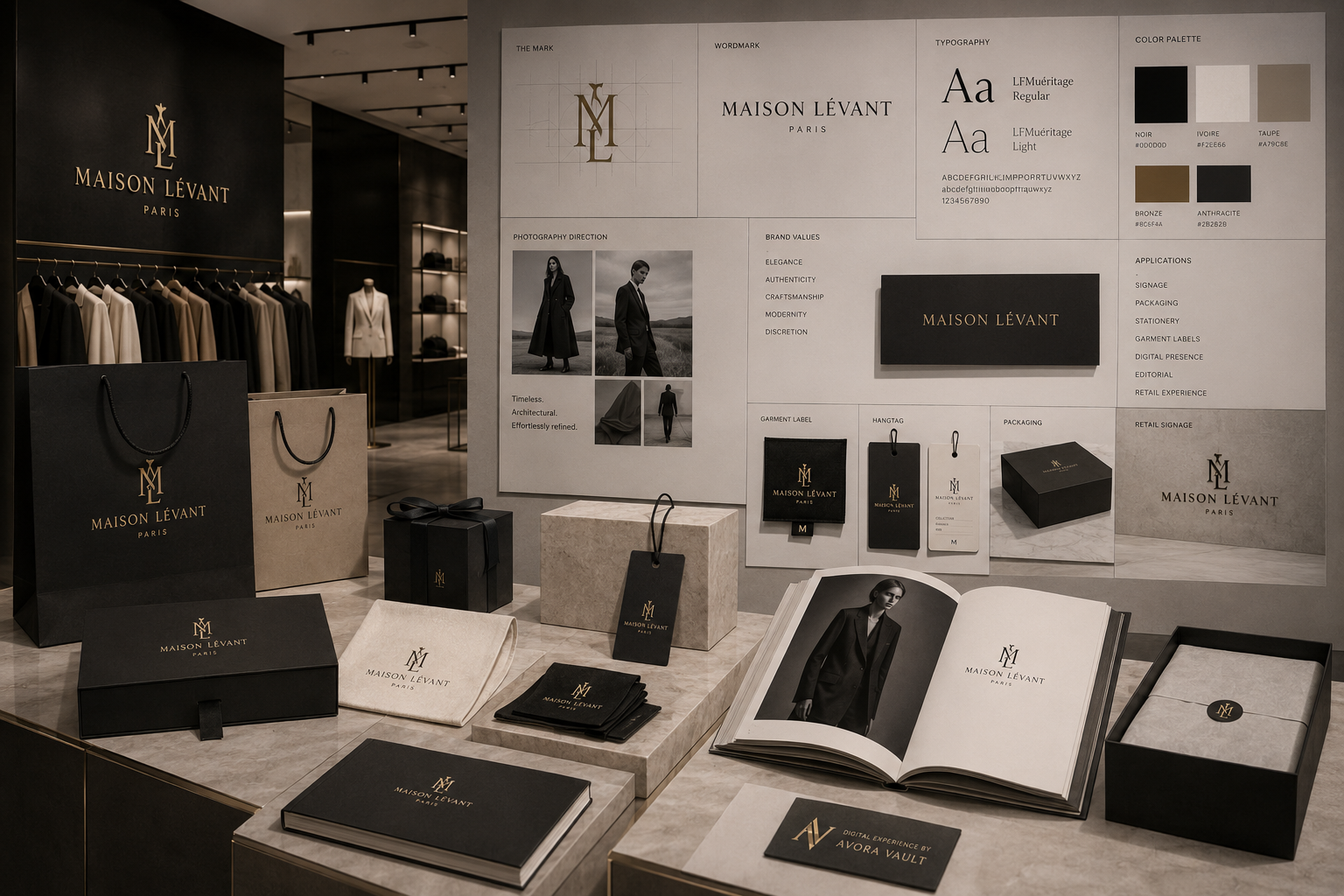 Retail Identity — Brand Strategy & Identity concept project by AVORA Vault