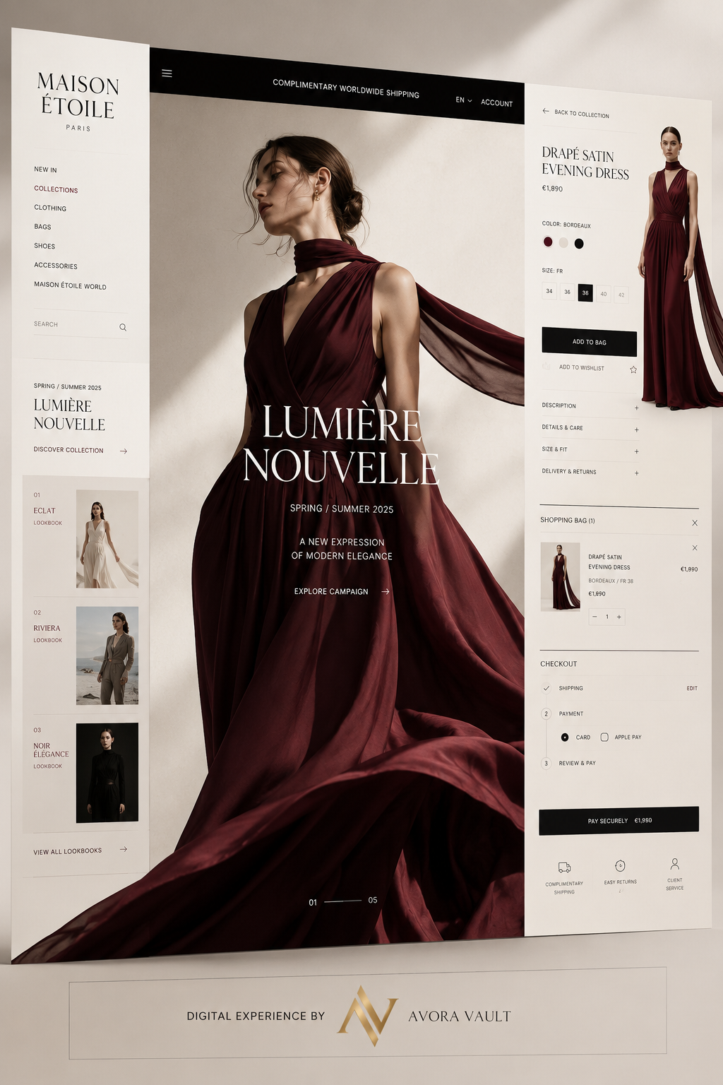 Maison Étoile — Digital Experiences concept project by AVORA Vault