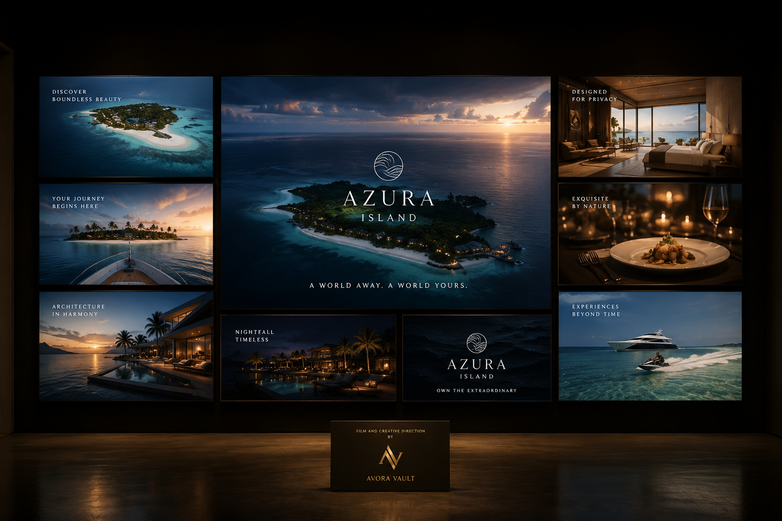 Motion & Visualization — AVORA Vault service visual