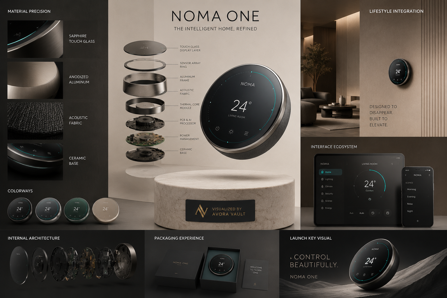 NOMA ONE Product Visualization — Motion & Visualization concept project by AVORA Vault